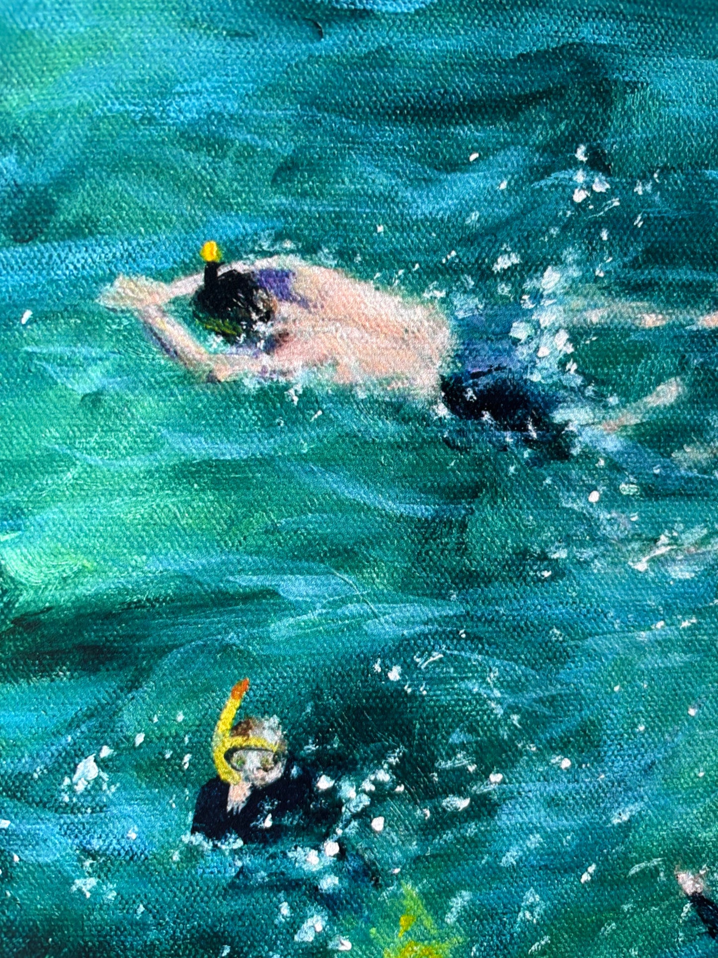 "Family Snorkel" Print