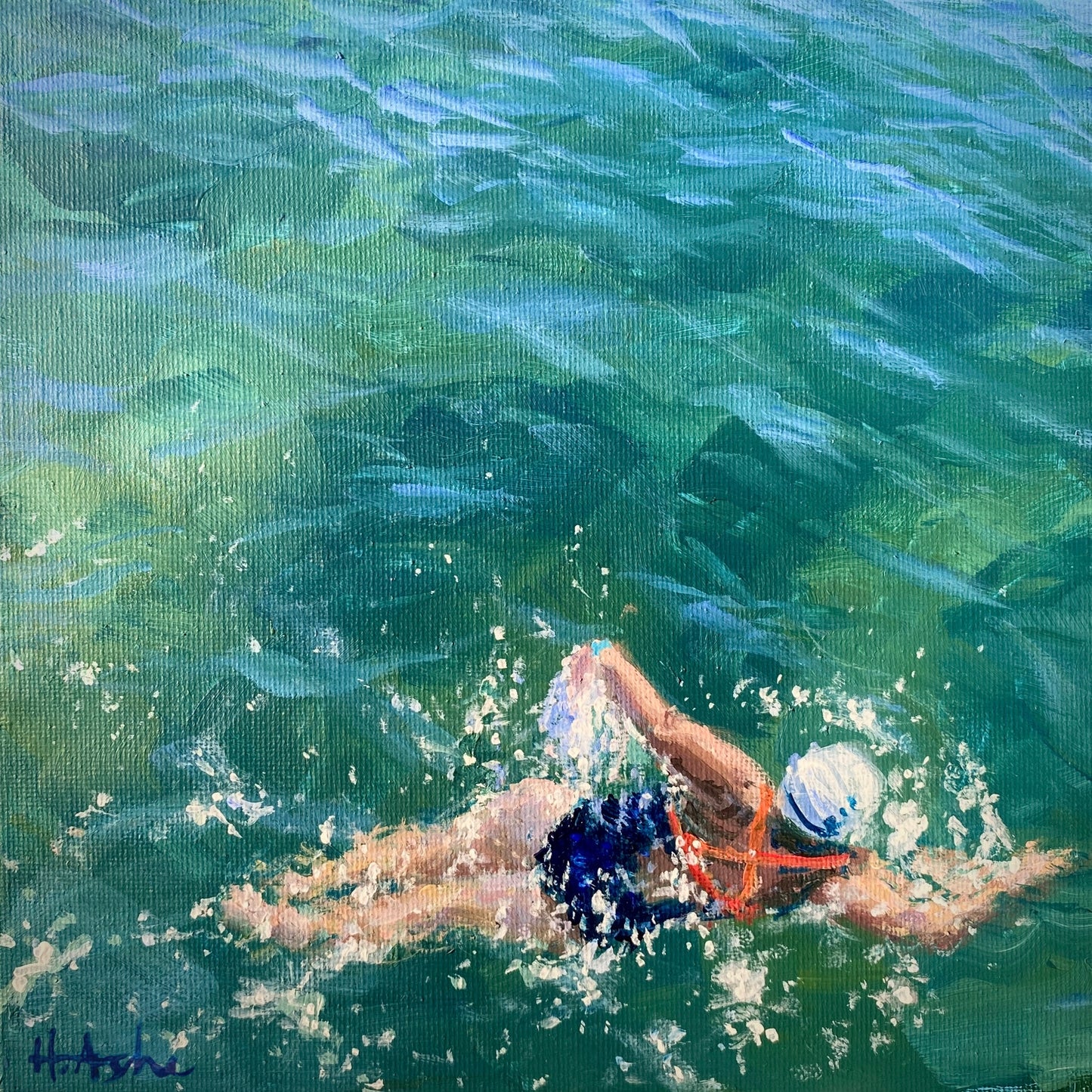 "Brighton Swim" Print